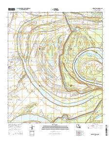Newellton 2015 topographic map thumbnail