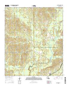 Olla West 2015 topographic map thumbnail