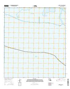 Oyster Bayou 2015 topographic map thumbnail