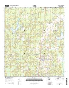 Pine Prairie 2015 topographic map thumbnail