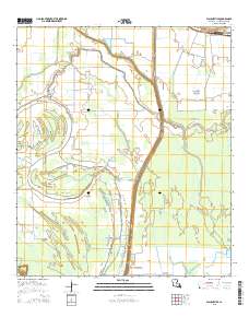 Plaucheville 2015 topographic map thumbnail