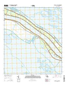 Pointe a la Hache 2015 topographic map thumbnail
