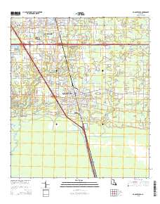 Ponchatoula 2015 topographic map thumbnail