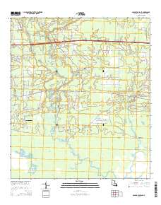 Ponchatoula NE 2015 topographic map thumbnail