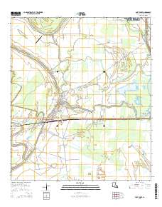 Port Barre 2015 topographic map thumbnail
