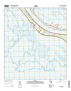 Port Sulphur 2015 topographic map thumbnail