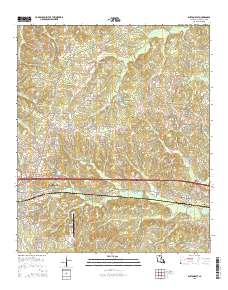 Ruston East 2015 topographic map thumbnail