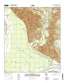Saint Francisville 2015 topographic map thumbnail