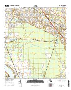 Saint Gabriel 2015 topographic map thumbnail