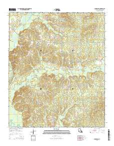 Shongaloo 2015 topographic map thumbnail