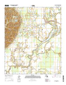 Sicily Island 2015 topographic map thumbnail