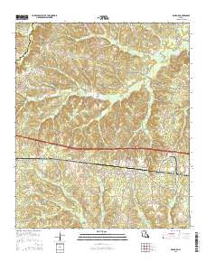 Simsboro 2015 topographic map thumbnail
