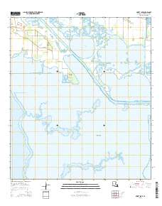 Sweet Lake 2015 topographic map thumbnail