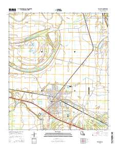 Tallulah 2015 topographic map thumbnail