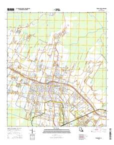 Thibodaux 2015 topographic map thumbnail