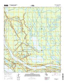 Tiger Island 2015 topographic map thumbnail