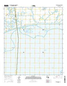 Tigre Lagoon 2015 topographic map thumbnail
