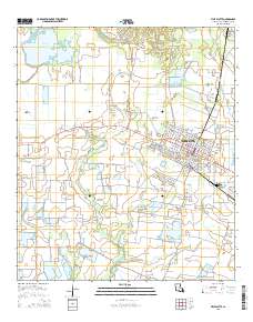 Ville Platte 2015 topographic map thumbnail