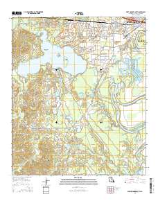 West Monroe South 2015 topographic map thumbnail
