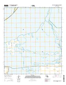 West of Johnson Bayou 2015 topographic map thumbnail
