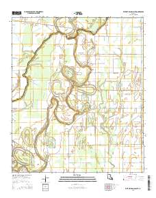 Whitney Island South 2015 topographic map thumbnail