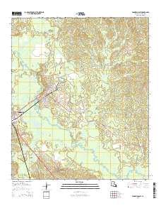 Winnfield East 2015 topographic map thumbnail