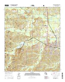Winnfield West 2015 topographic map thumbnail