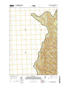 Metallak Mountain 2015 topographic map thumbnail