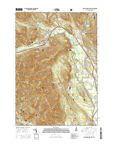 North Conway West 2015 topographic map thumbnail