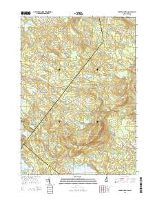 Parker Mountain 2015 topographic map thumbnail