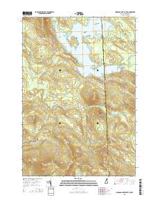 Umbagog Lake South 2015 topographic map thumbnail