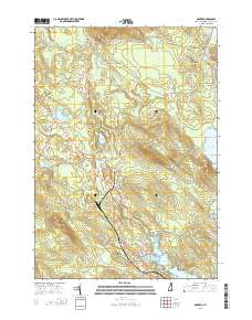 Ossipee 2015 topographic map thumbnail