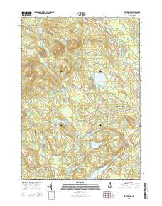 Baxter Lake 2015 topographic map thumbnail