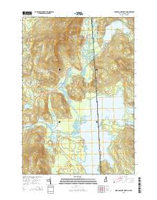 Umbagog Lake North 2015 topographic map thumbnail