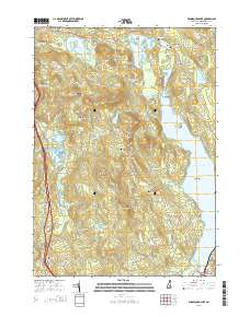 Winnisquam Lake 2015 topographic map thumbnail