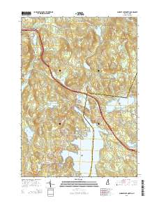 Sunapee Lake North 2015 topographic map thumbnail