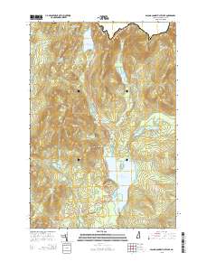 Second Connecticut Lake 2015 topographic map thumbnail