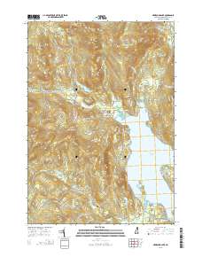 Newfound Lake 2015 topographic map thumbnail