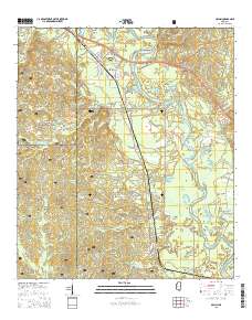 McLain 2015 topographic map thumbnail