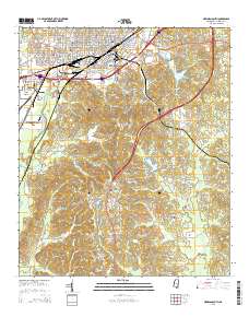 Meridian South 2015 topographic map thumbnail