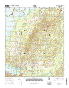 Goshen Springs 2015 topographic map thumbnail
