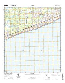 Pass Christian 2015 topographic map thumbnail