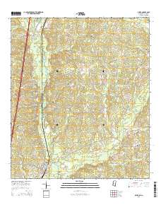 Osyka 2015 topographic map thumbnail