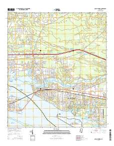 Ocean Springs 2015 topographic map thumbnail