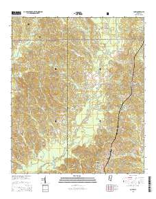 Louin 2015 topographic map thumbnail