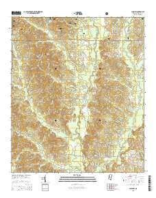 Louin SW 2015 topographic map thumbnail