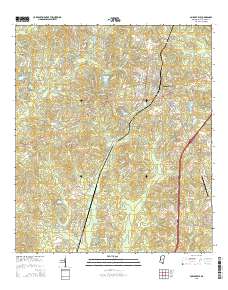 Poplarville 2015 topographic map thumbnail