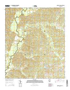 Queens Hill Lake 2015 topographic map thumbnail