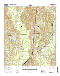 Sandersville 2015 topographic map thumbnail
