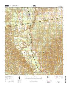 Shubuta 2015 topographic map thumbnail